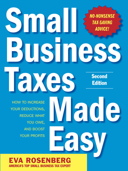 Cover image for Small Business Taxes Made Easy